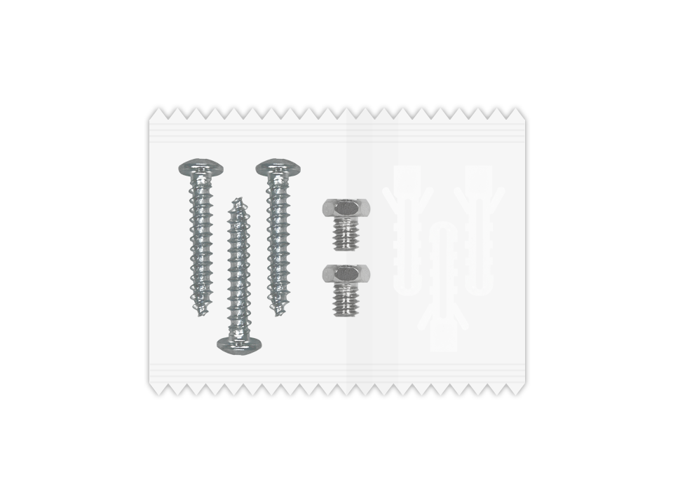 ASIP-1080IRB同梱品 ネジセット