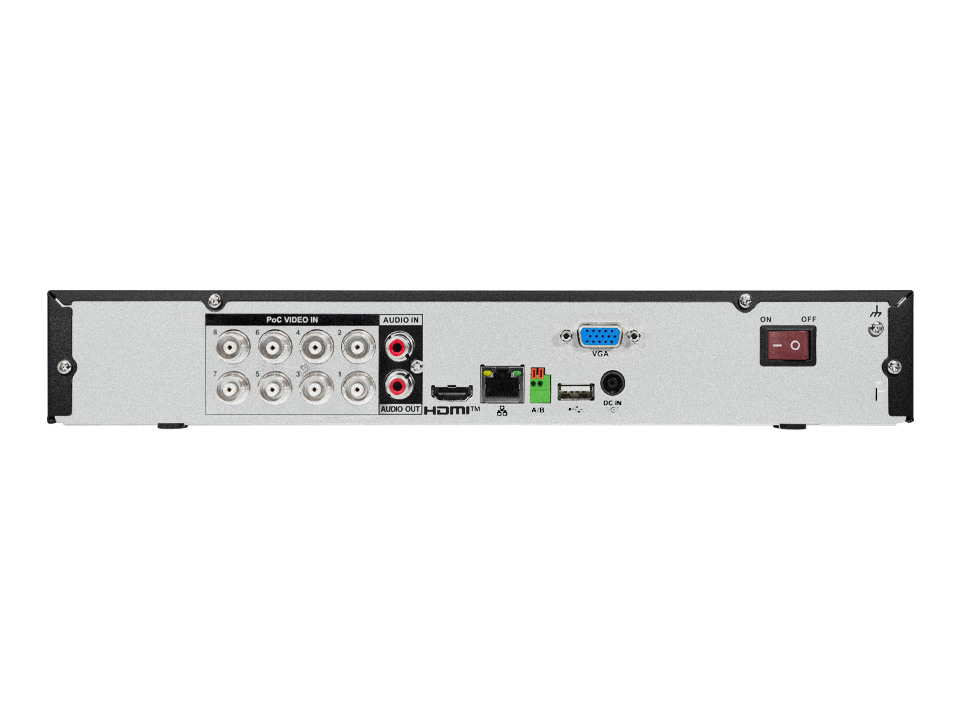 AXR-XVR5108H-I3-8P インターフェース