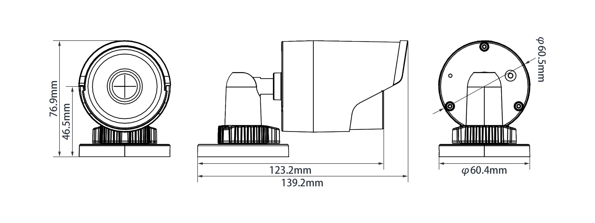 DS-2CD2012F-I寸法図