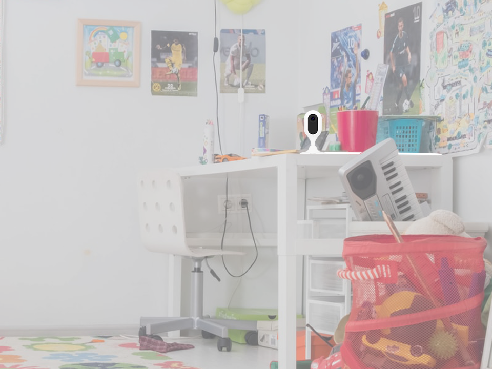 IPC-C22N設置イメージ 子供部屋
