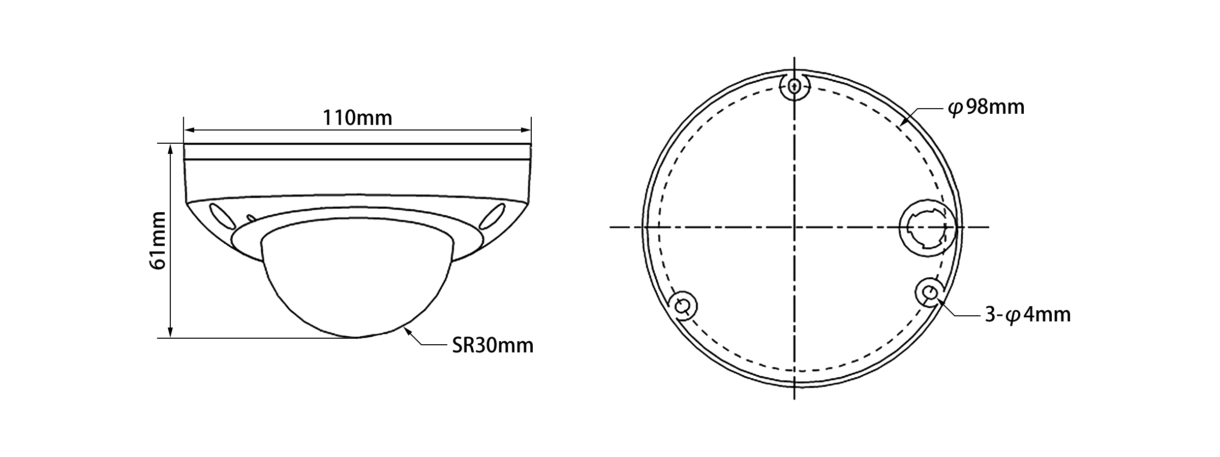 IPC312SR-VPF28-C寸法図
