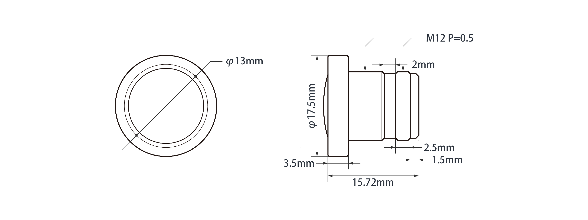 M2520BC-12寸法図