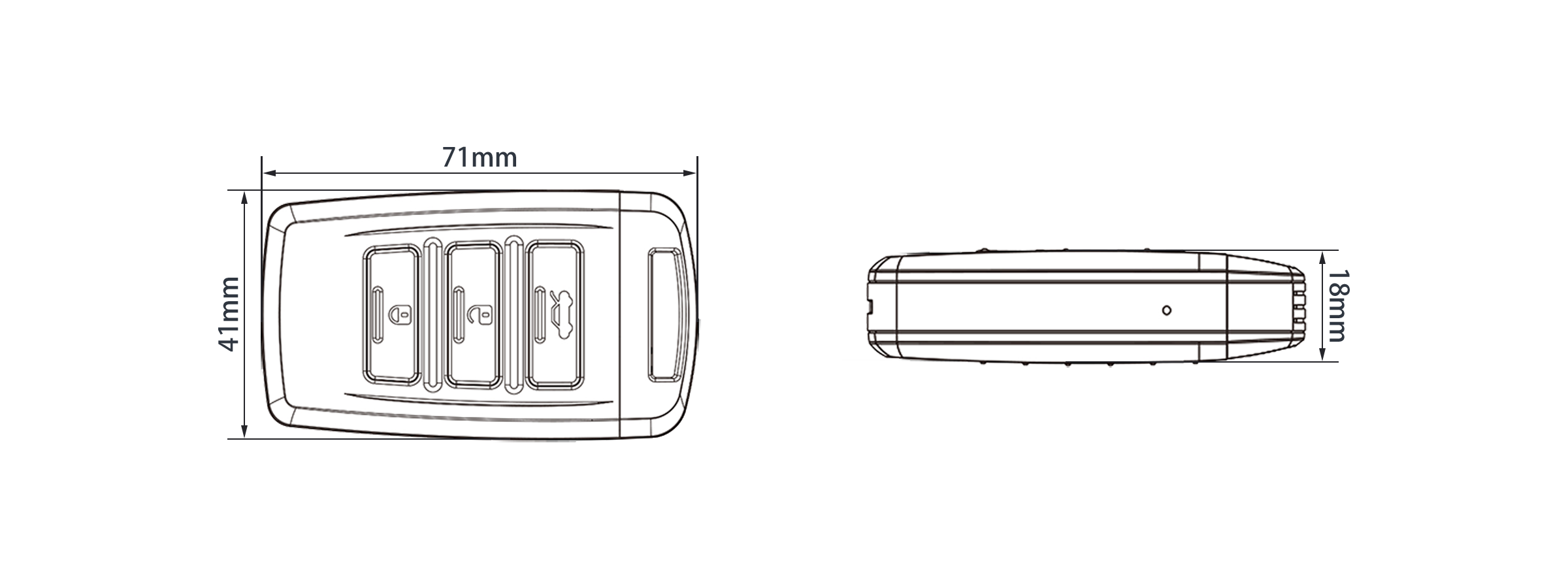 PC-300W寸法図