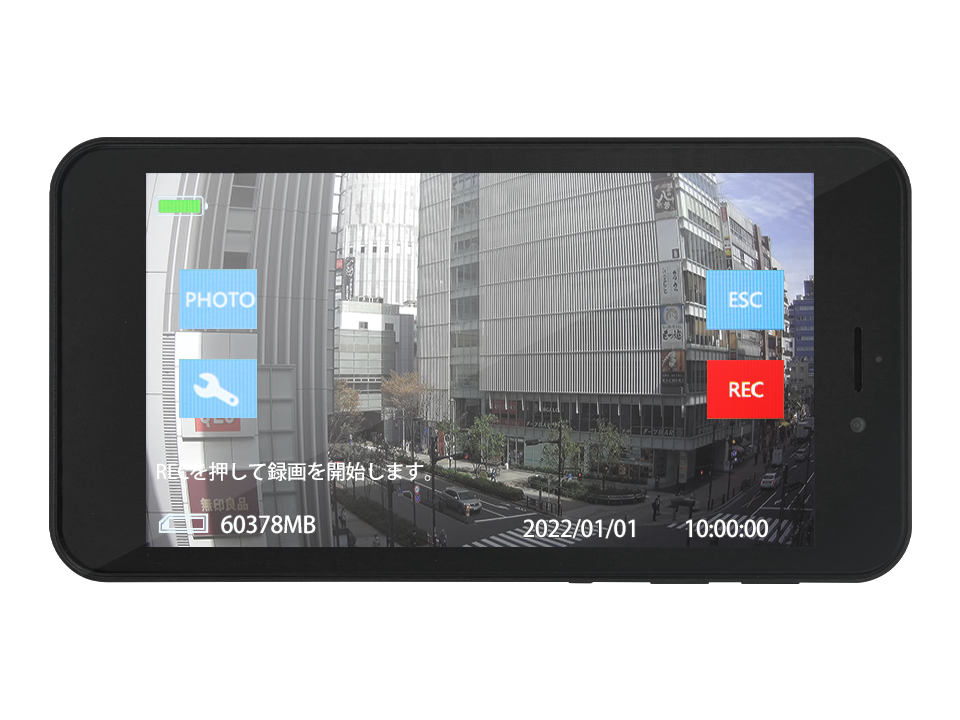 SPX-1000W 連続録画プレビュー画面