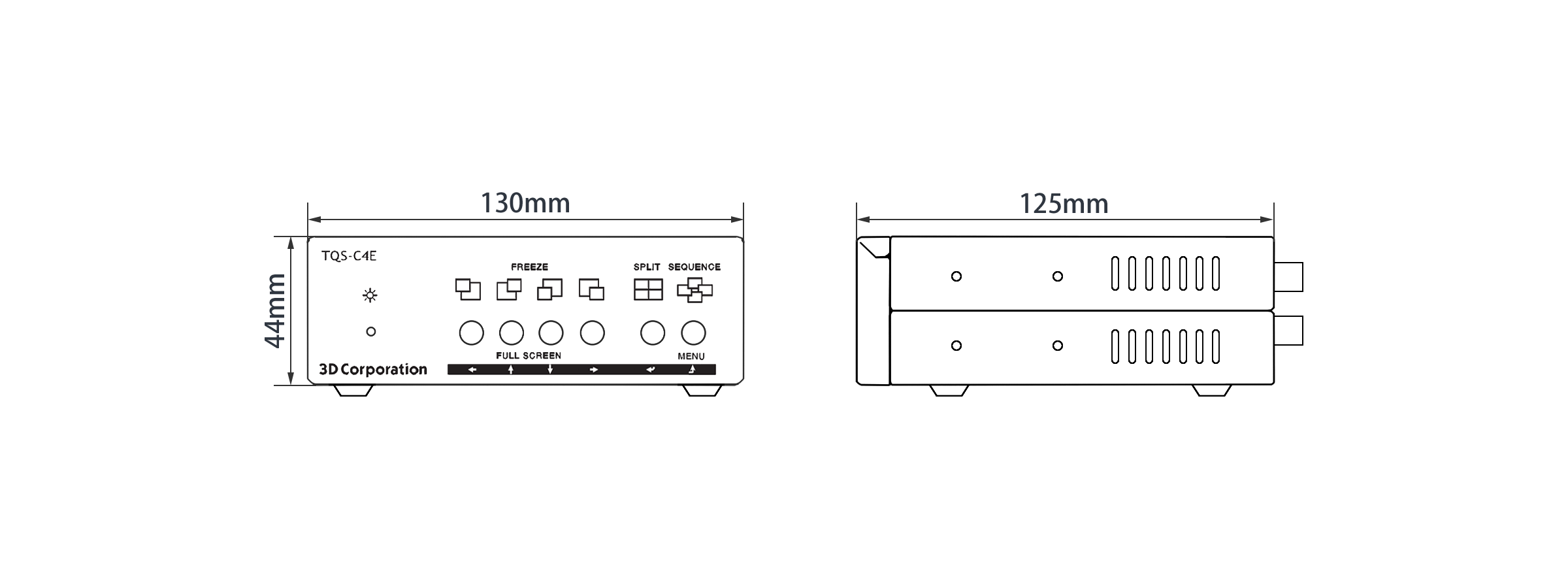 TQS-C4E 寸法図