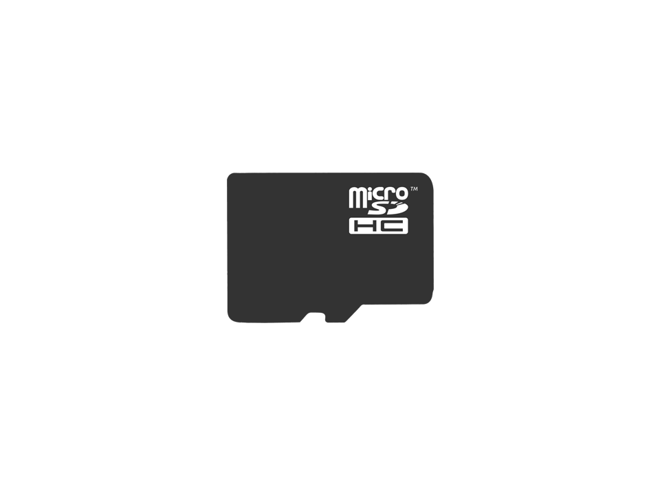 UHD-300W同梱品 microSDカード