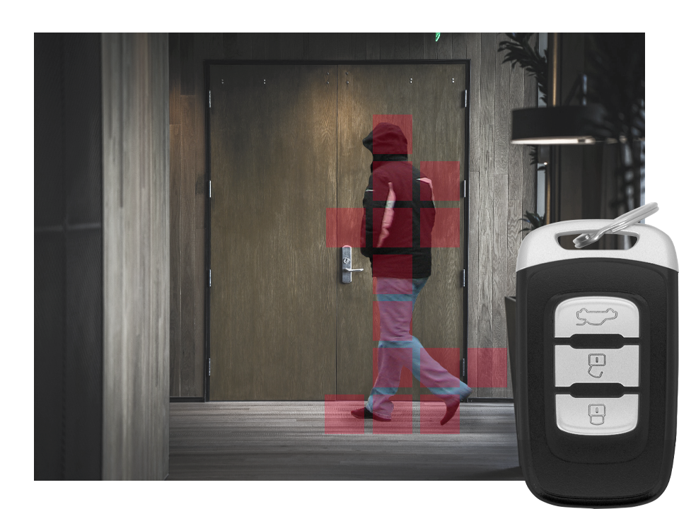 UHD-300W 動体検知録画設定画面