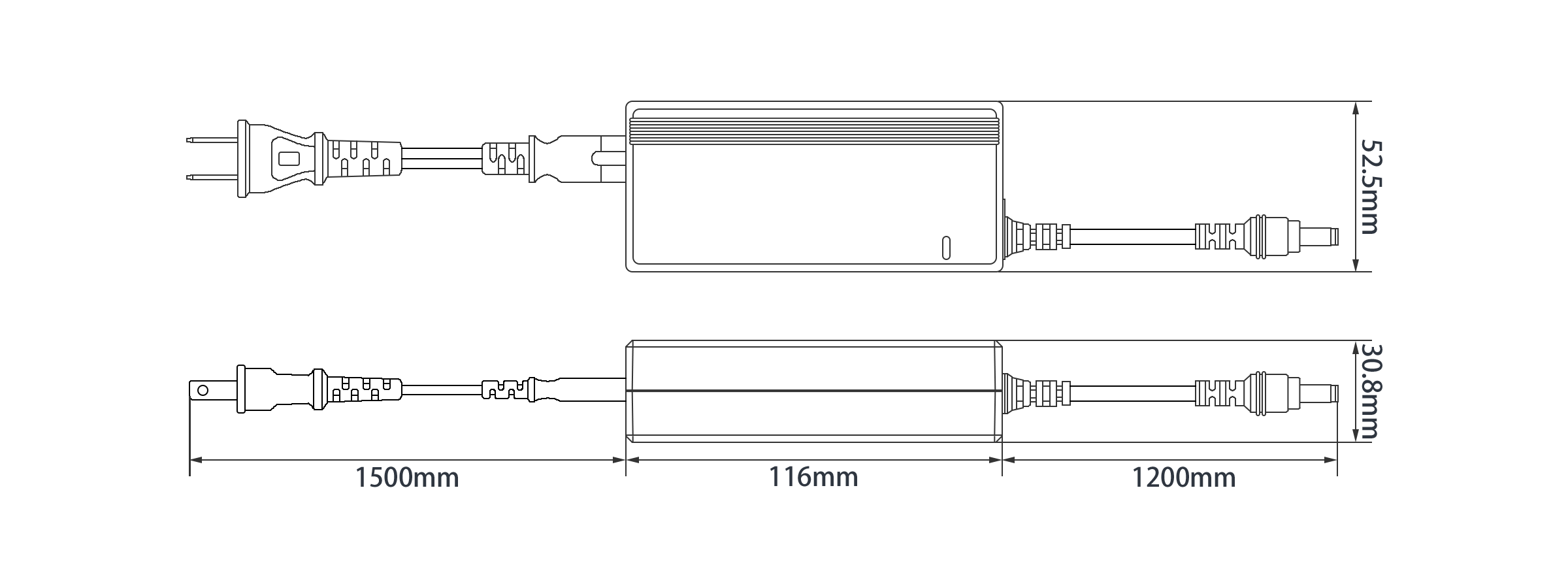 WTW-AD125C 寸法図