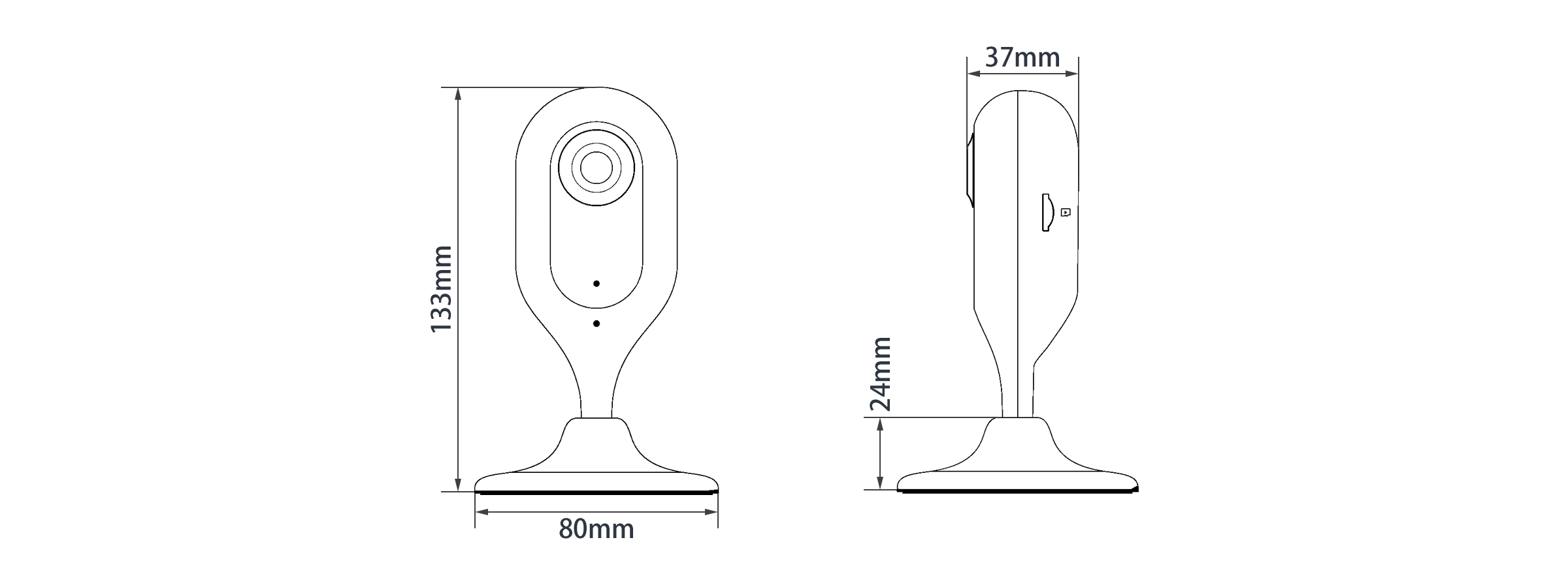 IPC-C22N寸法図